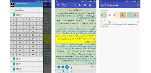 Urdu English Bilingual Audio Holy Bible Offline pc screenshot