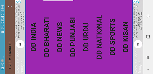 DD INDIA, SPORTS & DD CHANNELS LIVE pc screenshot