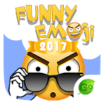 Keyboard Sticker Funny emoji icon