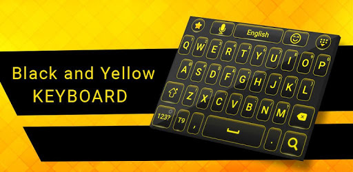 Black and yellow keyboard theme pc screenshot Black and yellow keyboard theme pc screenshot
