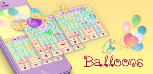 Balloons GO Keyboard Theme pc screenshot