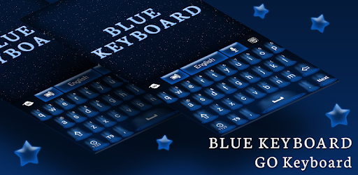 GO Keyboard Blue Night Theme pc screenshot