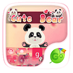Cute Bear GO Keyboard Theme for pc icon