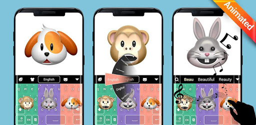 Animoji GO Keyboard Animated Theme pc screenshot