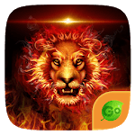 Fire Lion  GO Keyboard  Theme icon