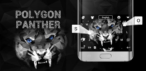 Polygon Panther GO Keyboard Theme pc screenshot