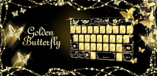 Golden Butterfly GO Keyboard Theme pc screenshot Golden Butterfly GO Keyboard Theme pc screenshot