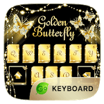 Golden Butterfly GO Keyboard Theme icon
