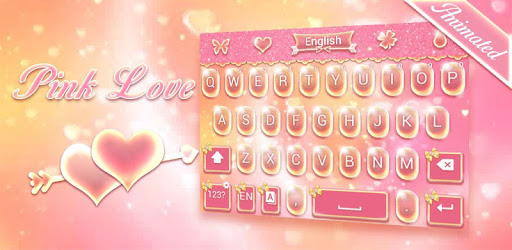 Pink Love GO Keyboard Animated Theme pc screenshot Pink Love GO Keyboard Animated Theme pc screenshot