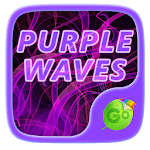 Purple Waves GO Keyboard Theme icon