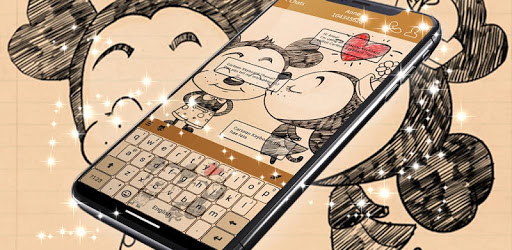 Cartoon Keyboard Theme pc screenshot