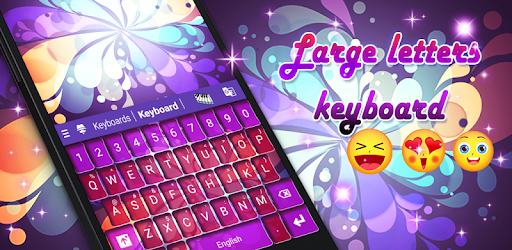 Large Letters Keyboard pc screenshot