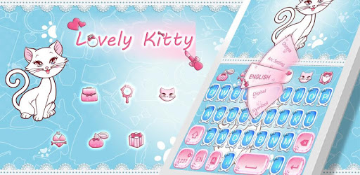 Lovely Kitty GO Keyboard Theme pc screenshot Lovely Kitty GO Keyboard Theme pc screenshot
