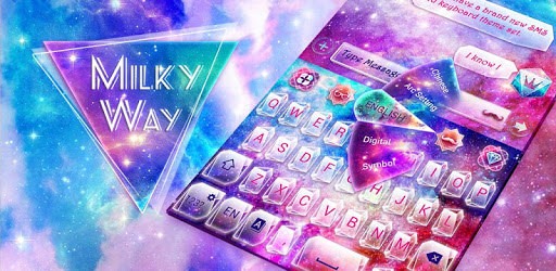 Milky Way GO Keyboard Theme pc screenshot Milky Way GO Keyboard Theme pc screenshot