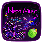 Neon Music GO Keyboard Theme icon