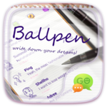 (FREE) GO SMS BALLPEN THEME icon
