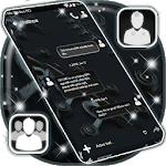 Black New SMS Theme icon