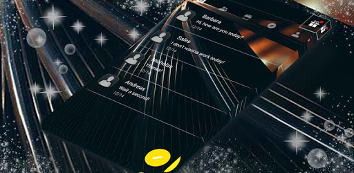 Black SMS Theme pc screenshot Black SMS Theme pc screenshot