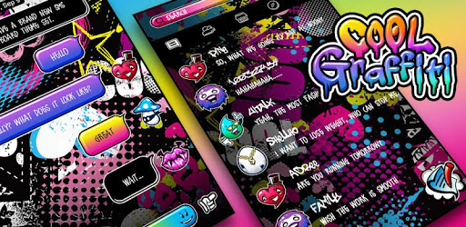 (FREE) GO SMS COOL GRAFFITI THEME pc screenshot