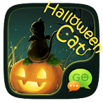 FREE GO SMS HALLOWEENCAT THEME icon