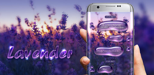 GO SMS LAVENDER THEME pc screenshot GO SMS LAVENDER THEME pc screenshot
