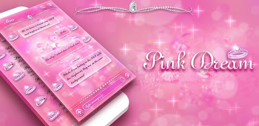 GO SMS PRO PINK DREAM THEME pc screenshot