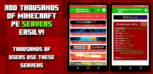 Multiplayer Servers for Minecraft Free pc screenshot