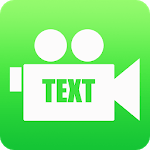Camera Text Watermark Free icon