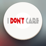 I Don't Care Button icon
