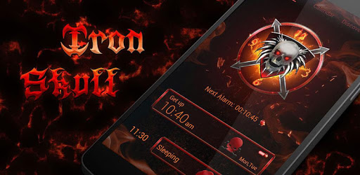 Iron Skyll GO Clock Theme pc screenshot Iron Skyll GO Clock Theme pc screenshot