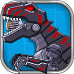 Robot Dinosaur Black T-Rex icon