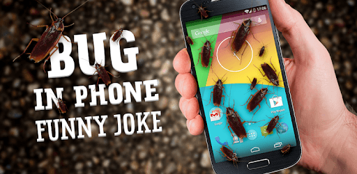 Bug in Phone funny joke pc screenshot Bug in Phone funny joke pc screenshot