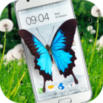 Butterfly in Phone lovely joke icon