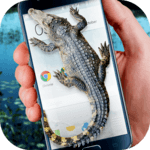Crocodile in Phone Big Joke icon