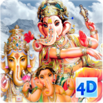 4D Ganesh Live Wallpaper icon