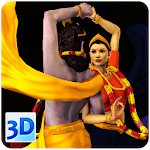 3D Radha-Krishna Rasa-Dance Live Wallpaper icon