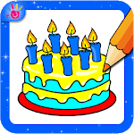 Cake Coloring Pages Game For Kids icon