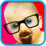 Bald & Mustache Booth Fun Pic icon