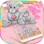 Cute Teddy Bear Keyboard Theme icon