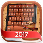 Keyboard Plus Brown icon