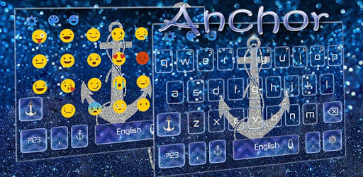 Glitter anchor Keyboard Theme pc screenshot Glitter anchor Keyboard Theme pc screenshot