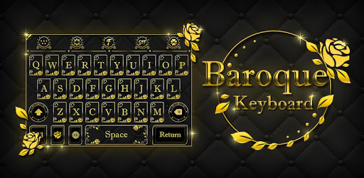 Gold Keyboard Theme - Baroque pc screenshot Gold Keyboard Theme - Baroque pc screenshot