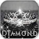 Glitter Diamond Keyboard Theme Diamond Tiara icon