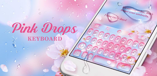 Pink Drops RainbowKey Theme pc screenshot Pink Drops RainbowKey Theme pc screenshot