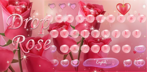 Waterdrop Rose Theme Keyboard pc screenshot Waterdrop Rose Theme Keyboard pc screenshot