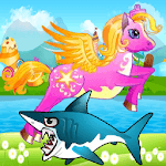 Pony Run Shark Attack icon