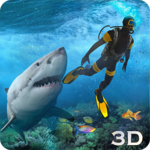 Shark Attack Spear Fishing 3D icon