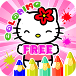 Kids Coloring Book For Kitty Cat icon