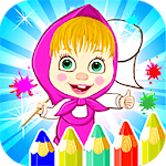 Kids Coloring Book For Maisha and Bears icon