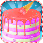 Ice Cream Cake Cone Maker Kids - Cooking Game icon
